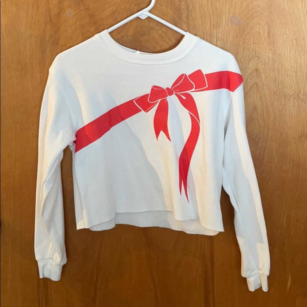 Crop top sweatshirt